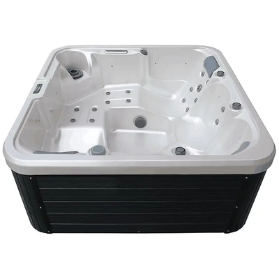Ontspannen en genieten van een rechthoekige bubbelbad met 1 ozongenerator 1 filter onder water licht voor familie