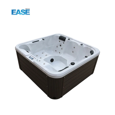 Persoonlijke 5 personen hoek bubbelbad met Balboa systeem en dekking voor binnen / buiten weken en ontspanning