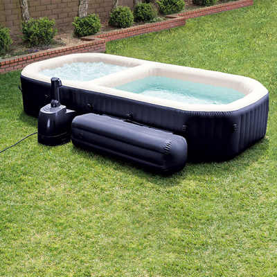 6 Person Adult Inflatable Spa Badkuip Freestanding Opblaasbare Hete Ton